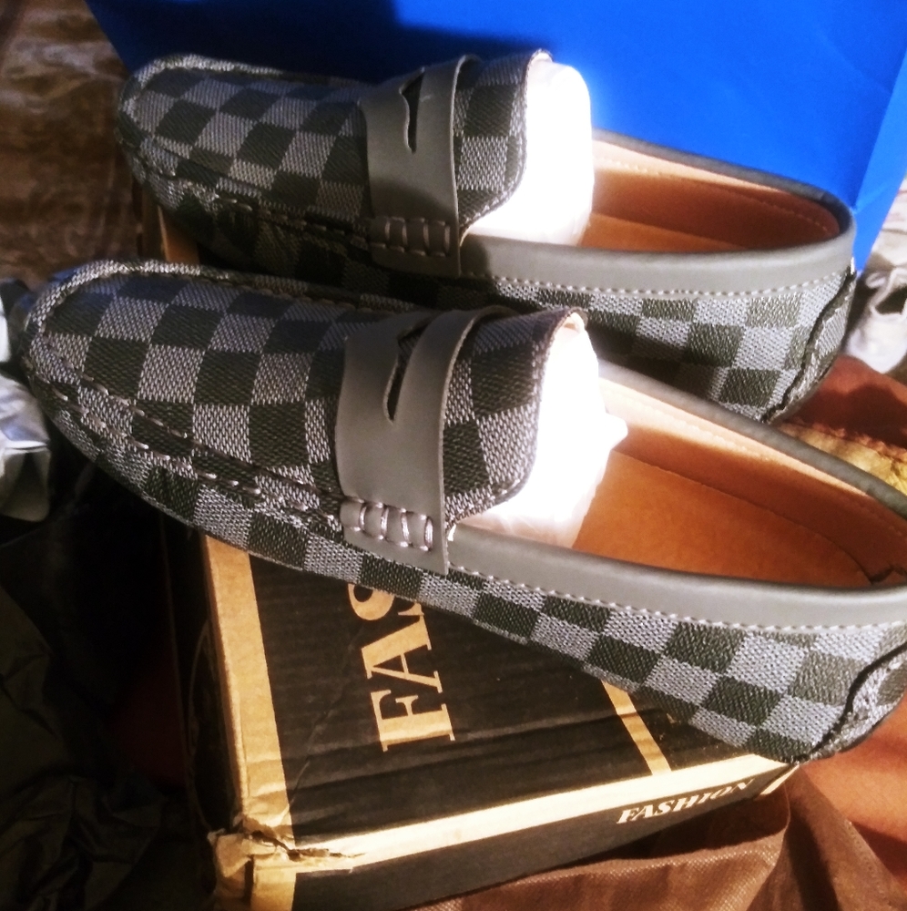 Designer Checker Loafers (Accepting Offers